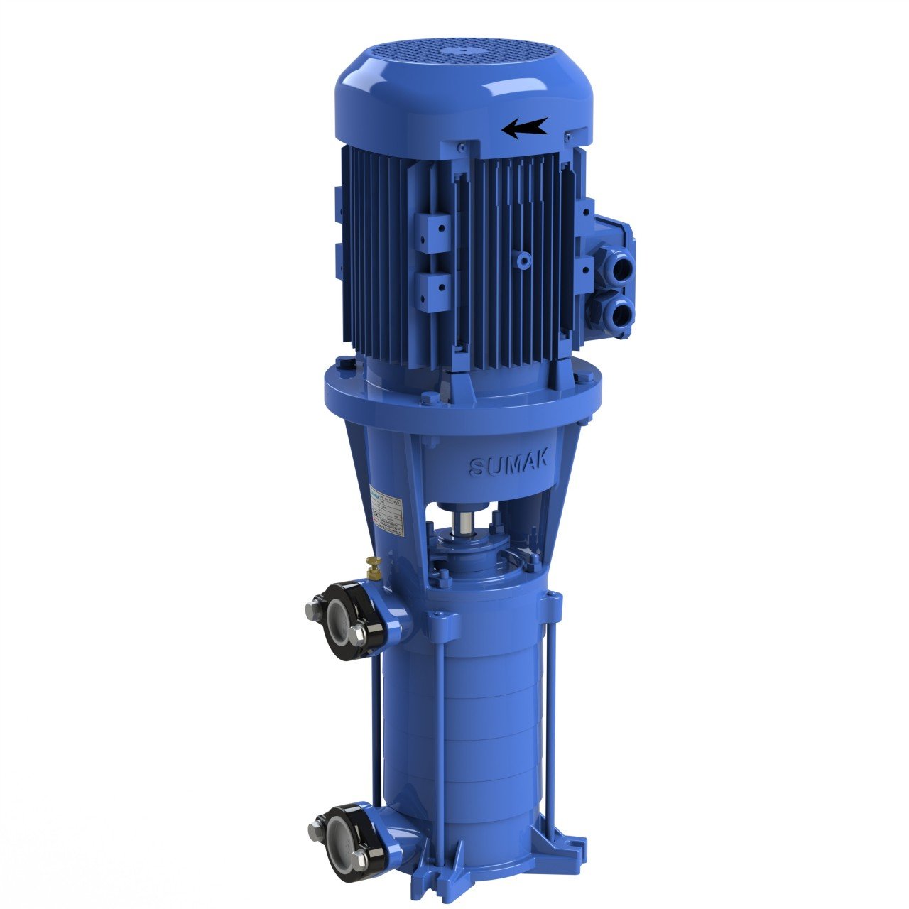 Sumak SHT 34/4 Trifaze Dik Milli Kademeli Pompa 7.5 Hp