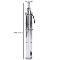 3 inch 48V Fırçasız Dc Dalgıç Pompa Panel Set 750 Watt 140 mss