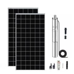 3 inch 48V Fırçasız Dc Dalgıç Pompa Panel Set 750 Watt 140 mss