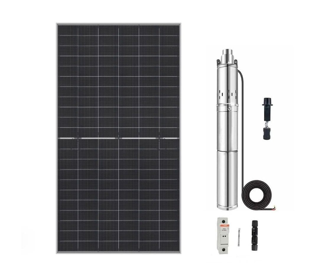 3 inch 48V Fırçasız Dc Dalgıç Pompa Panel Set 750 Watt 140 mss