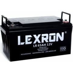 LEXRON 12V 65 AH Jel Akü, Güneş Enerji Aküsü, Solar Jel Akü