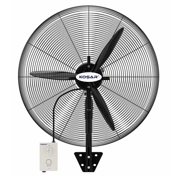Koşar KSV 650 Sanayi Duvar Tipi Endüstriyel Vantilatör 65 cm