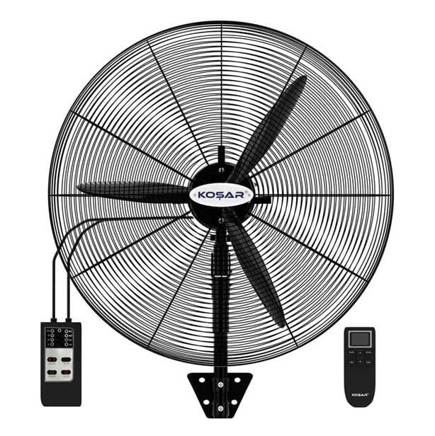 Koşar KSV 650 Kumandalı Sanayi Duvar Tipi Endüstriyel Vantilatör 65 cm