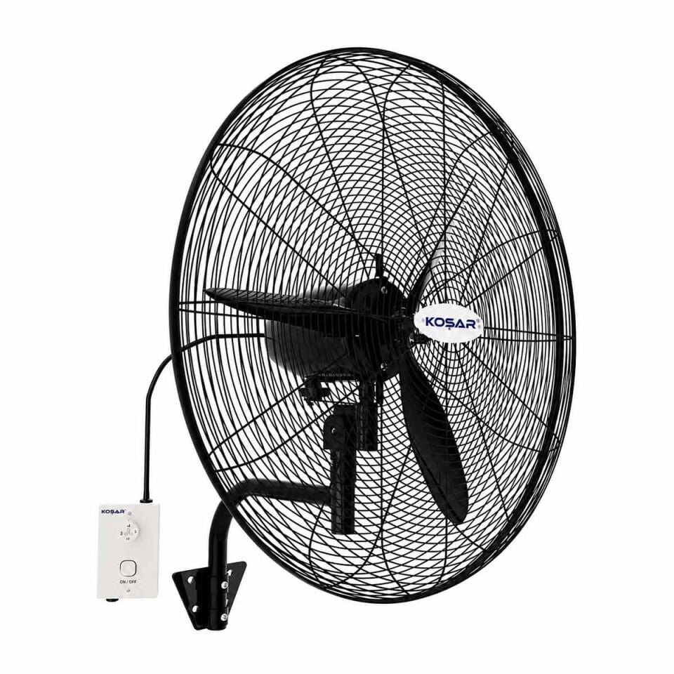 Koşar KSV 750 Sanayi Duvar Tipi Endüstriyel Vantilatör 75 cm