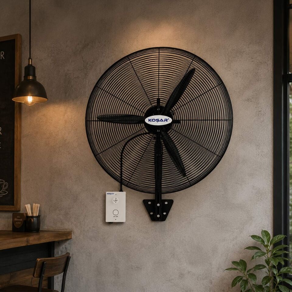 Koşar KSV 750 Sanayi Duvar Tipi Endüstriyel Vantilatör 75 cm