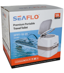 Seaflo Portatif Tuvalet 18 Litre -Taşınabilir Tuvalet, Seyyar WC SR09724 SFPT-18-03