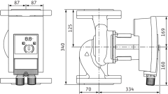 Wilo Yonos MAXO 65/0,5-12 Frekans Konvertörlü Sirkülasyon Pompası 11,6 mss  46,2 m³/h