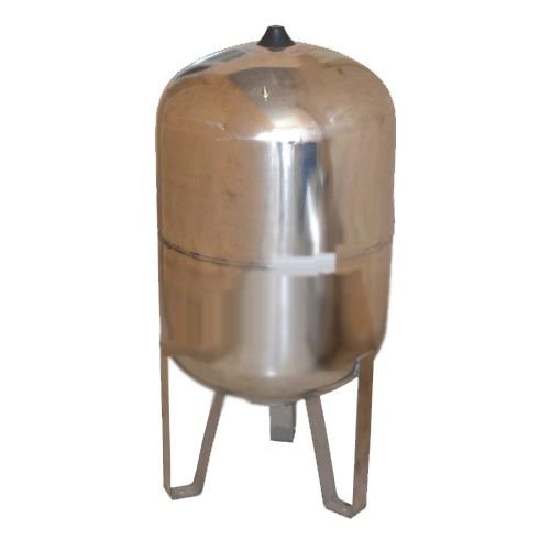 TD 50 Paslanmaz Dikey Hidrofor Genleşme Tankı 50 lt. Bağlantı Çapı 1''