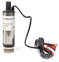 12 Volt Mazot Yağ Aktarma Pompası,  Dc Mini Dalgıç Pompa Süzgeçli 51 mm Dış Çap