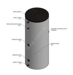 Baymak Aqua 500 Lt Tek Serpantinli Boyler, Sıcak Su Boyleri