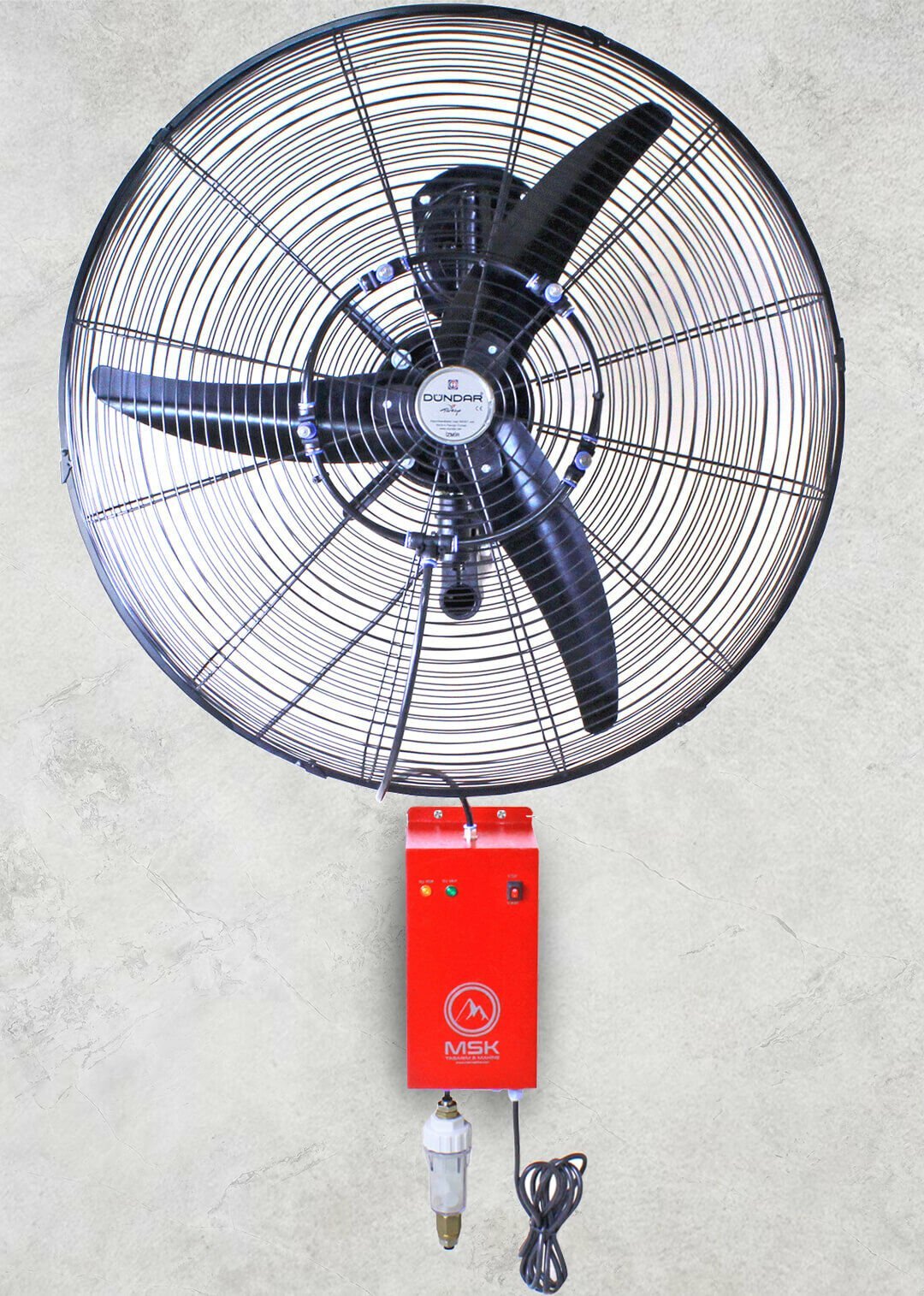 Kampa 75 Cm Duvar Tipi Endüstriyel Su Buharlı Açık Alan Serinletme Vantilatörü