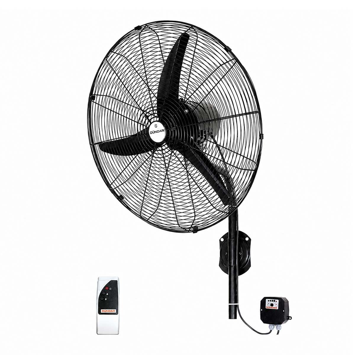 Dündar SV 65 Kumandalı Endüstriyel Duvar Tipi Vantilatör 65 cm