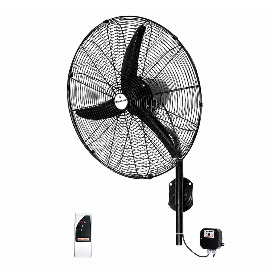 Dündar SV 65 Kumandalı Endüstriyel Duvar Tipi Vantilatör 65 cm