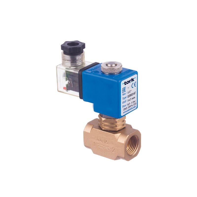 Tork S2091 Buhar Solenoid Valf Direkt Çekmeli N.Kapalı Yüksek Sıcaklık