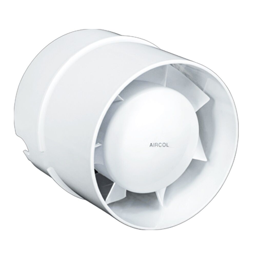 Aircol 120lik Yuvarlak, Kanal Tipi Fan / Aspiratör 160 m³/h - Aircol 120 KT
