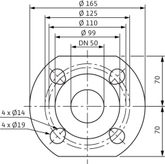 Wilo Stratos-D 50/1-16 Frekans Konvertörlü Sirkülasyon Pompası 18 mss 58 m³/h