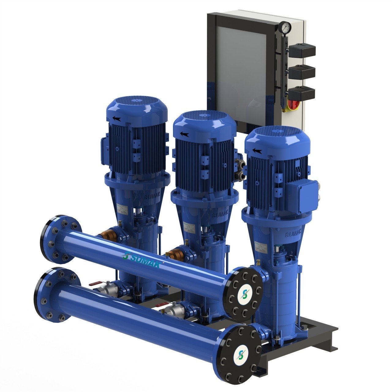 Sumak SHT 40 C Düşey Milli Kademeli Hidroforlar