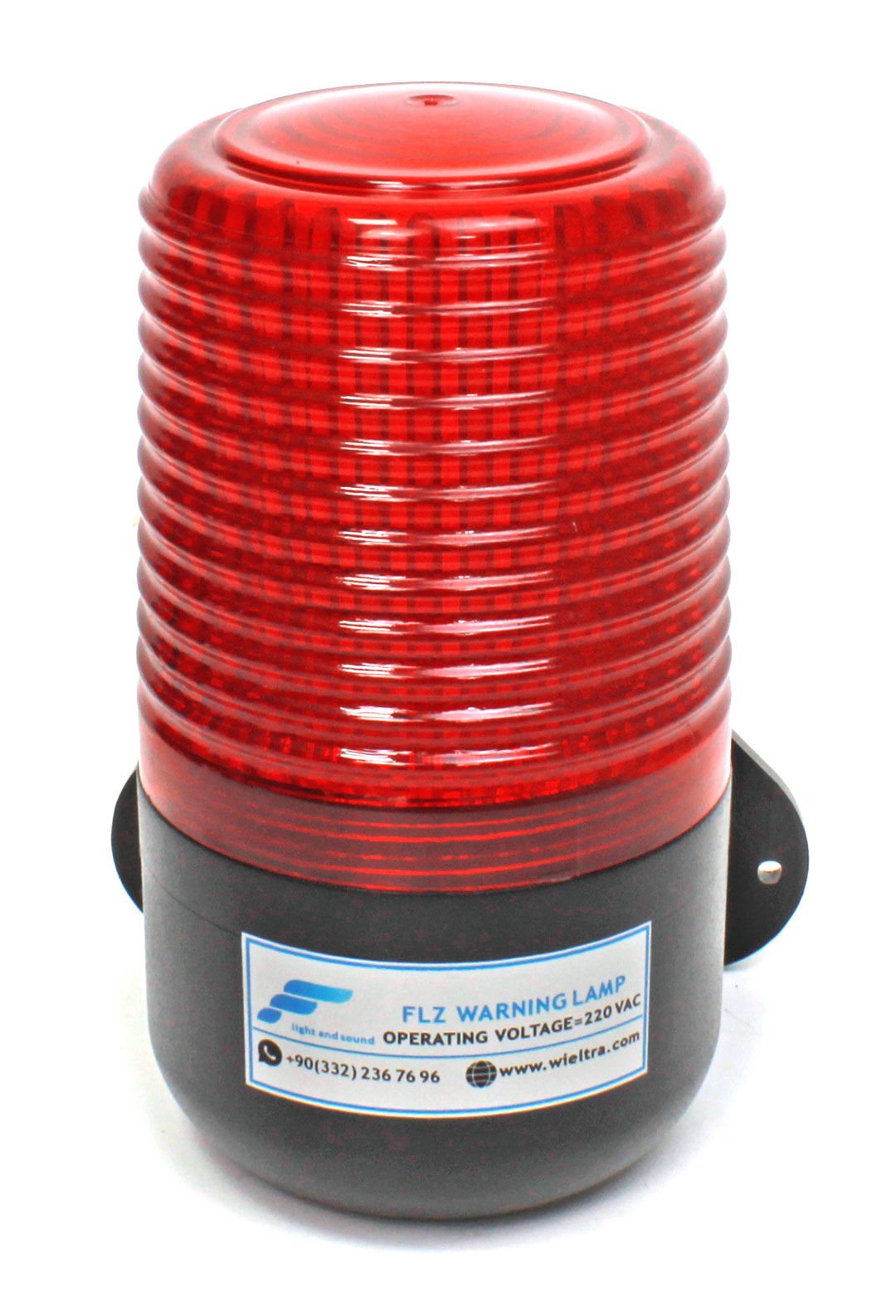 Vinç İkaz Sireni Sesli ve Işıklı 220 Volt, İkaz Lambası