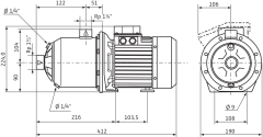 Wilo Economy MHI803M  Çok Kademeli Santrifüj Pompa 35 mss 12 m³/h