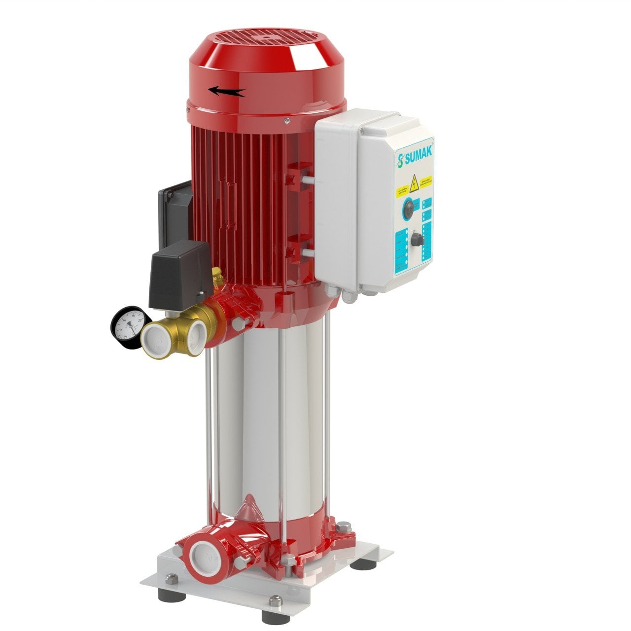 Sumak SHT 16A 750/7-EY Tek Pompalı Elektrikli Yangın Hidroforu