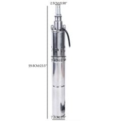 3 inch 24 Volt 370 Watt Fırçasız Dc Dalgıç Pompa Panel Set 65 mss 2 m³/h