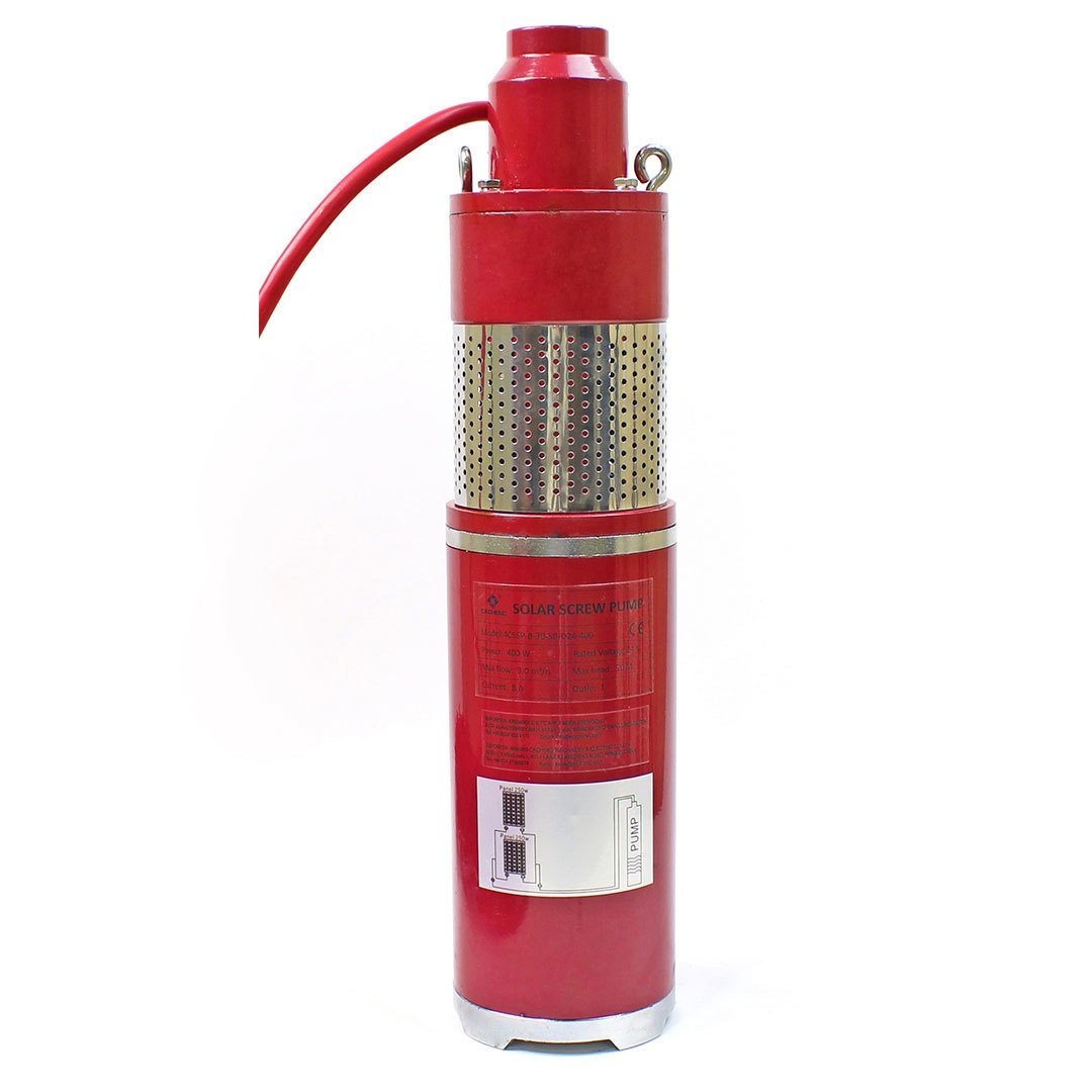 24 Volt Dc Solar Güneş Enerjili Dalgıç Pompa 400 Watt 20 Metre Kablolu 50 mss  3m³/h