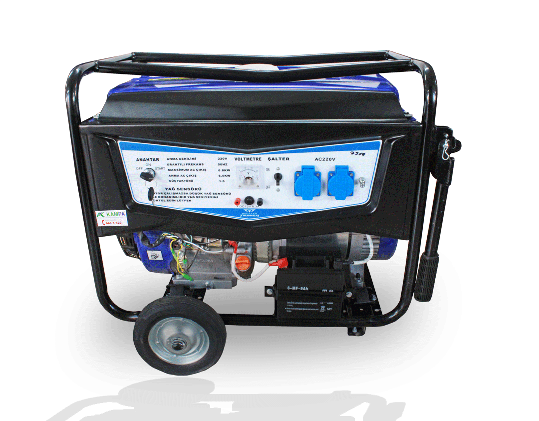 Megasan Power AMM7500E Benzinli Jeneratör 7500 KVA