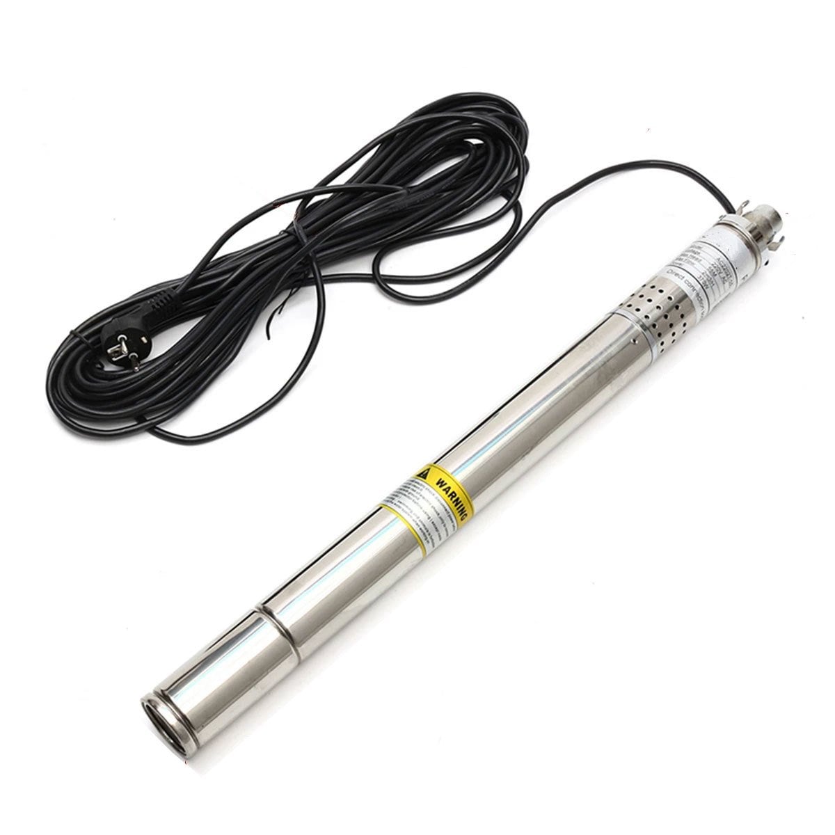 2 inch 50 mm Dış Çap En İnce Dalgıç Pompa 10 Metre Kablolu 180 Watt 55 mss 1 m³/h