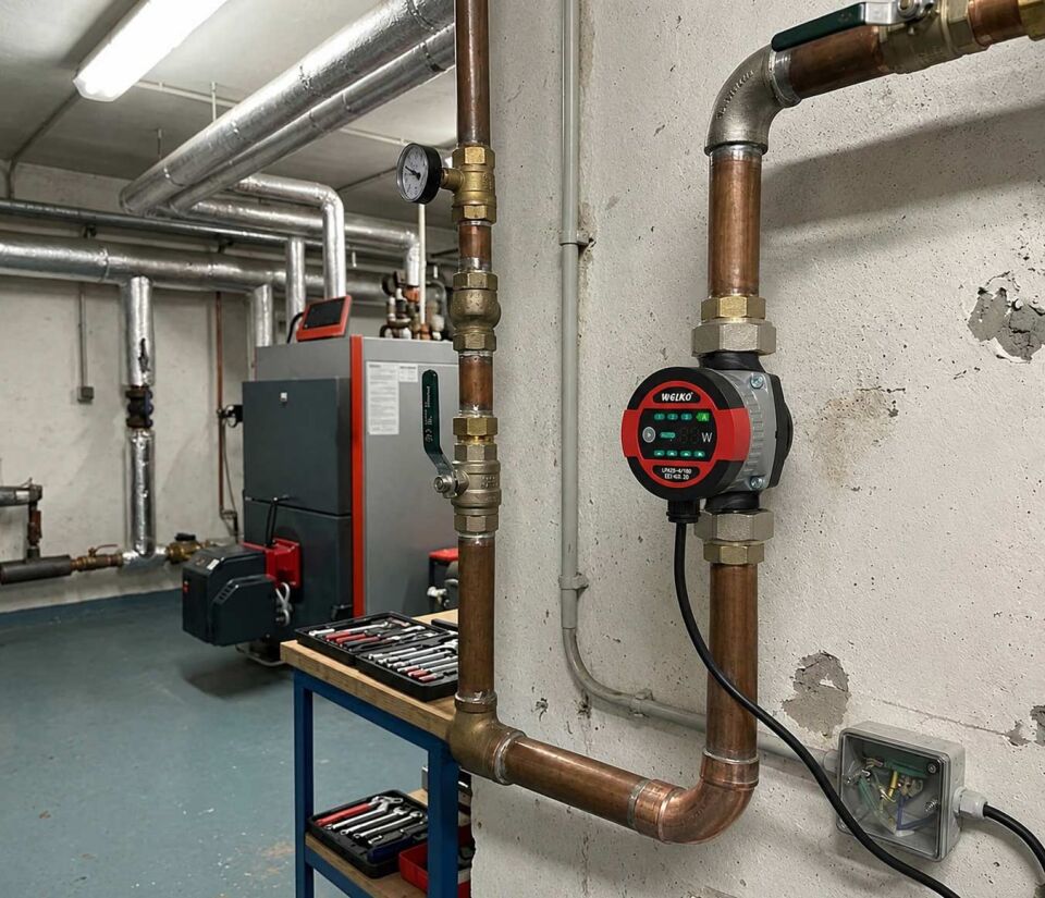 Welko LPA 32-6 180 mm Frekans Konvertörlü Sirkülasyon Pompası 6 mss 4,0 m3/h