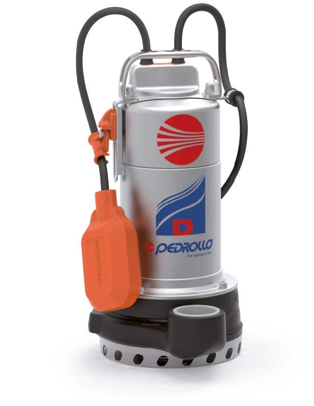 Pedrollo DM 20 N Flatörlü Paslanmaz Gövdeli Drenaj Dalgıç Pompa