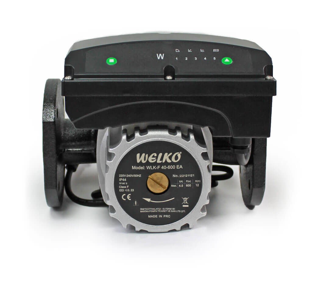 Welko WLK 40/12 Frekans Konvertörlü Flanşlı Sirkülasyon Pompası 12 mss 16 m3/h
