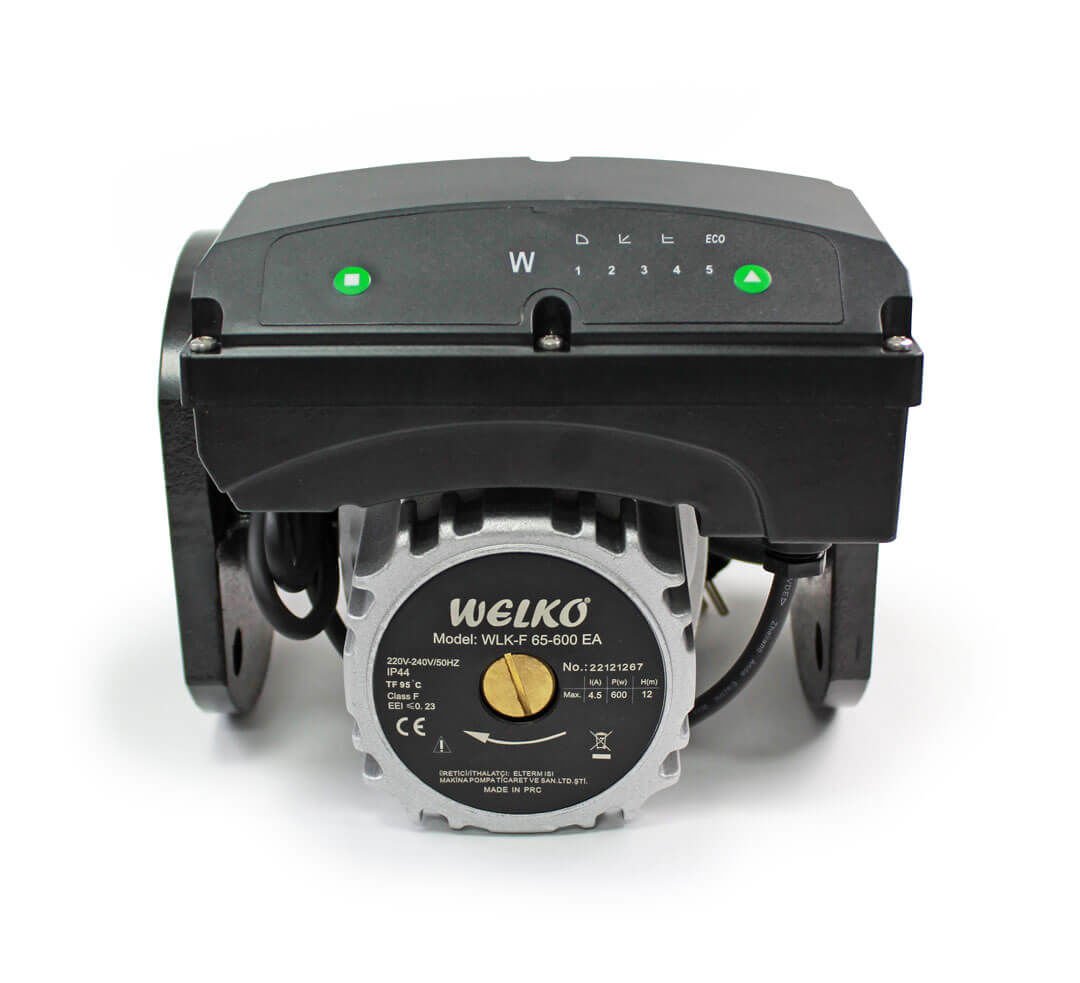 Welko WLK 65/12 Frekans Konvertörlü Flanşlı Sirkülasyon Pompası 245 mm 12 mss 20 m3/h