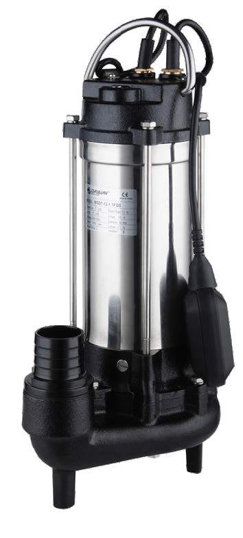 Winpo WNP 7-16 GR Flatörlü Kırıcılı Foseptik Drenaj Dalgıç Pompa 20 mss  20 m³/h Monofaze(220V)