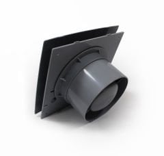 Fansan Dekoratif Gri Banyo Tuvalet Cam Ve Pencere Tipi Aspiratör