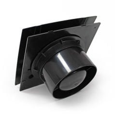 Fansan Dekoratif Siyah Banyo Tuvalet Cam Ve Pencere Tipi Aspiratör