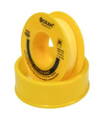 Gram Doğalgaz Teflon Bant Sızdırmazlık Bandı 12 mm x 8 Mt 250 Adet - YERLİ ÜRETİM