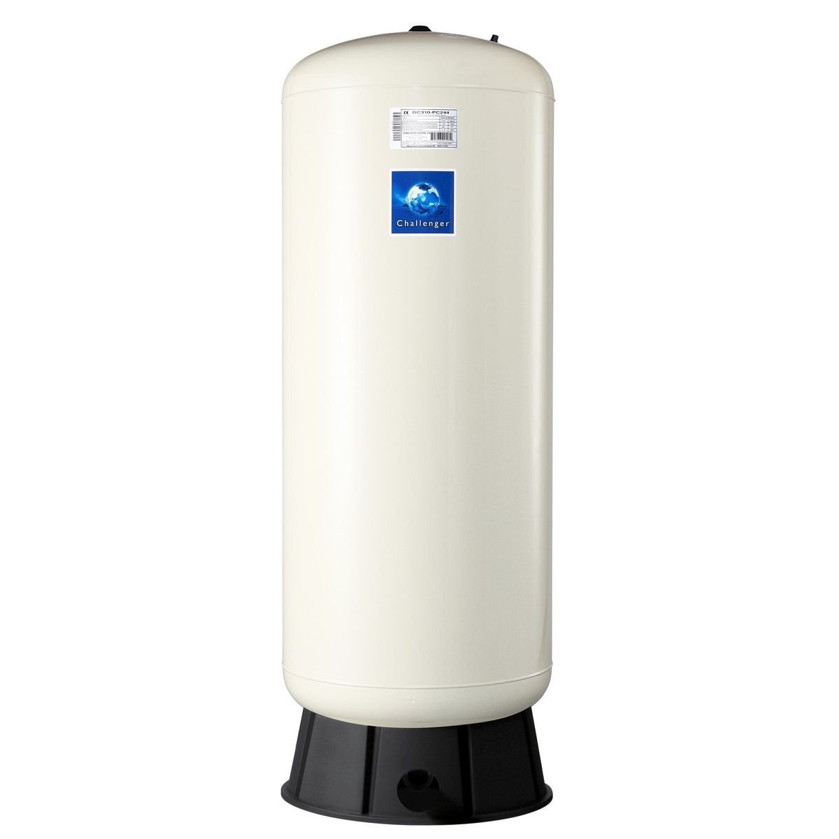 Global 300 Litre Dikey Ayaklı Patlamayan Genleşme Tankı 11 Bar 90 C  1.1/4'' Bağlantı