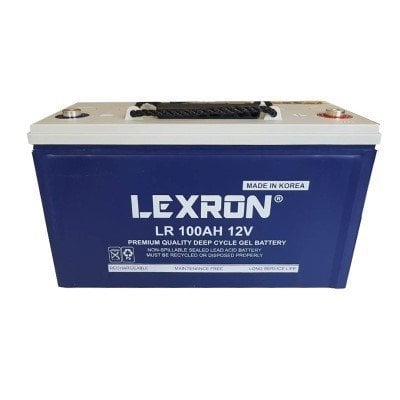 LEXRON Jel Akü, Güneş Enerji Aküsü, Solar Jel Akü, 100AH Jel Akü K