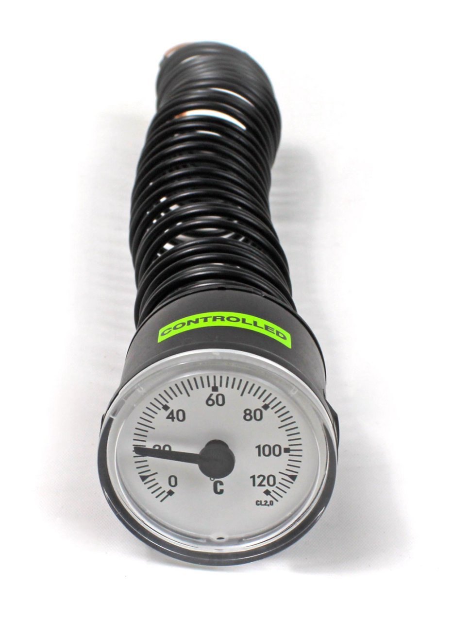 Pakkens Çap 40 0/+120 °C Arkadan Bağlantılı Gazlı Termometre 3mt Pvc Kaplı Kapiler Boyu