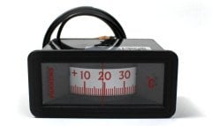 Pakkens 58x25 mm -40/+40 °C Arkadan Bağlantılı Gazlı Termometre 1mt Kapiler Boyu