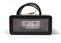 Pakkens 58x25 mm 0/+120 °C Arkadan Bağlantılı Gazlı Termometre 3mt Kapiler Boyu