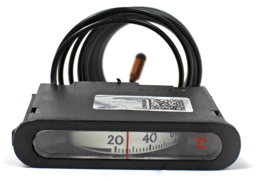 Pakkens 62x12 mm 0/+120 °C Arkadan Bağlantılı Gazlı Termometre 3mt Kapiler Boyu
