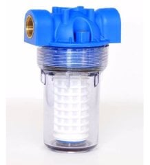 Aquafer 5'' Yıkanabilir Filtre 1/2 inc 50 Mikron Su Süzme Filtresi