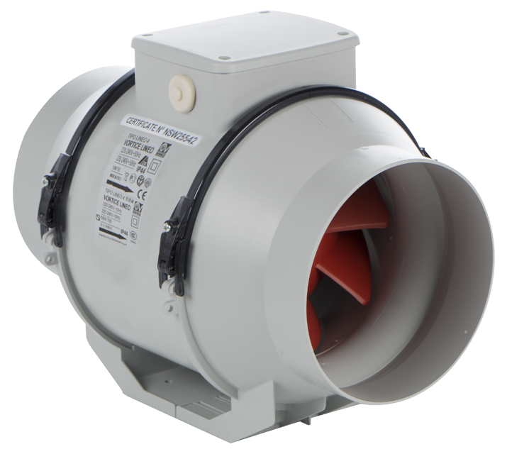 Vortice Lineo150V0 Çift Kademeli Kanal Tipi Fan 550 m³ 1580 RPM