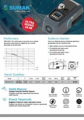Sumak SMH 120 BOX Ultra Sessiz Frekanslı Hidrofor 1.2 HP
