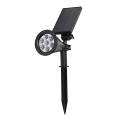 LEXRON Bahçe Armatürü, Solar Bahçe Armatürü, 7W Renkli Bahçe Armatürü