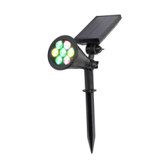 LEXRON Bahçe Armatürü, Solar Bahçe Armatürü, 7W Renkli Bahçe Armatürü