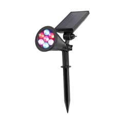 LEXRON Bahçe Armatürü, Solar Bahçe Armatürü, 7W Renkli Bahçe Armatürü