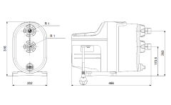 Grundfos Scala1 3-45 Sessiz Otomatik Hidrofor Tak-Çalıştır 4.5 Bar 5.6 m³/h