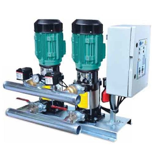 Master 2 MVK 8/10T Dikey Kademeli Çift Pompalı Hidrofor 16 Kat 30 Daire 380 Volt 10 m³/h 80 mss